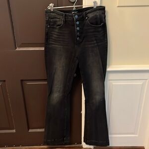 Driftwood Wyatt women’s jeans. Black. Size 28.